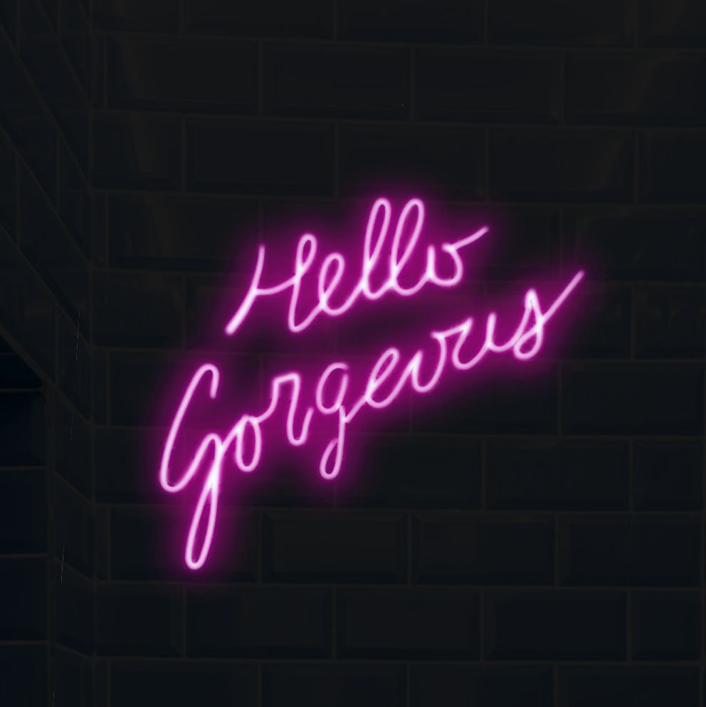 Hello Gorgeous Custom Neon Sign | Neon Nights Auckland, New Zealand