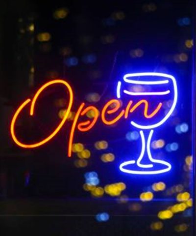 Open bar Custom Neon Sign | Neon Nights Auckland, New Zealand