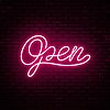 Open 50cm Made To Order Neon Sign | Neon Nights