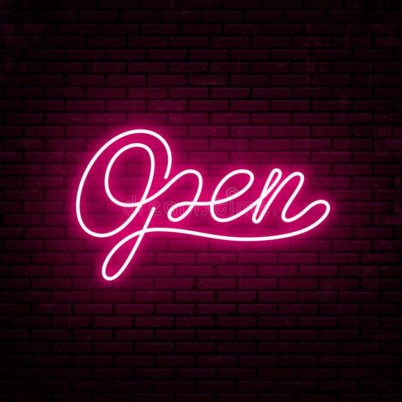 Open 50cm Made To Order Neon Sign | Neon Nights