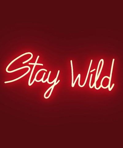 Stay Wild Custom Neon Sign | Neon Nights Auckland, New Zealand