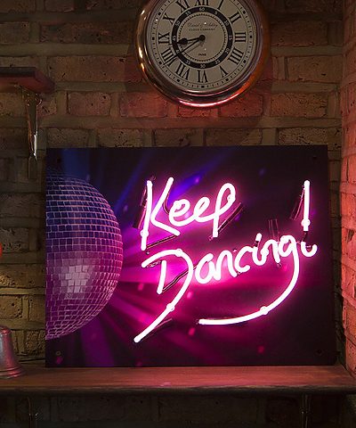 Keep Dancing Custom Neon Sign | Neon Nights Auckland, New Zealand