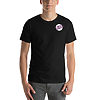 'Action Gives Results' unisex-staple-t-shirt-black-front-618468ad1a9e0.jpg