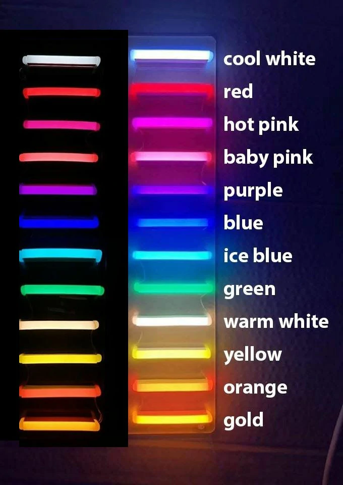 Custom Neon Sign Colour Names